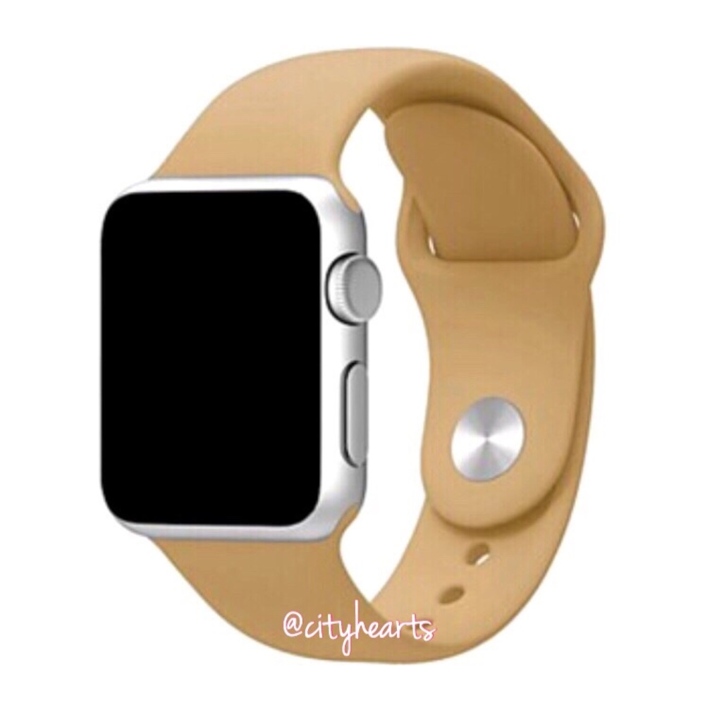 NEW Walnut Tan Apple Watch Sport Band